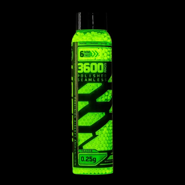 Hostile Tracer Green BBs .25g - 3600 Count Airsoft Ammo hostile tracer green bbs 25g 3 0 1752852800 - EXTREMEALRSOFTRI